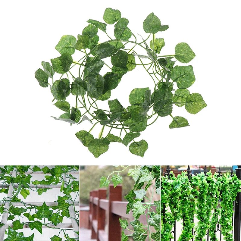 Lush Artificial Ivy Vines Hanging Garland Natural Wall Decor