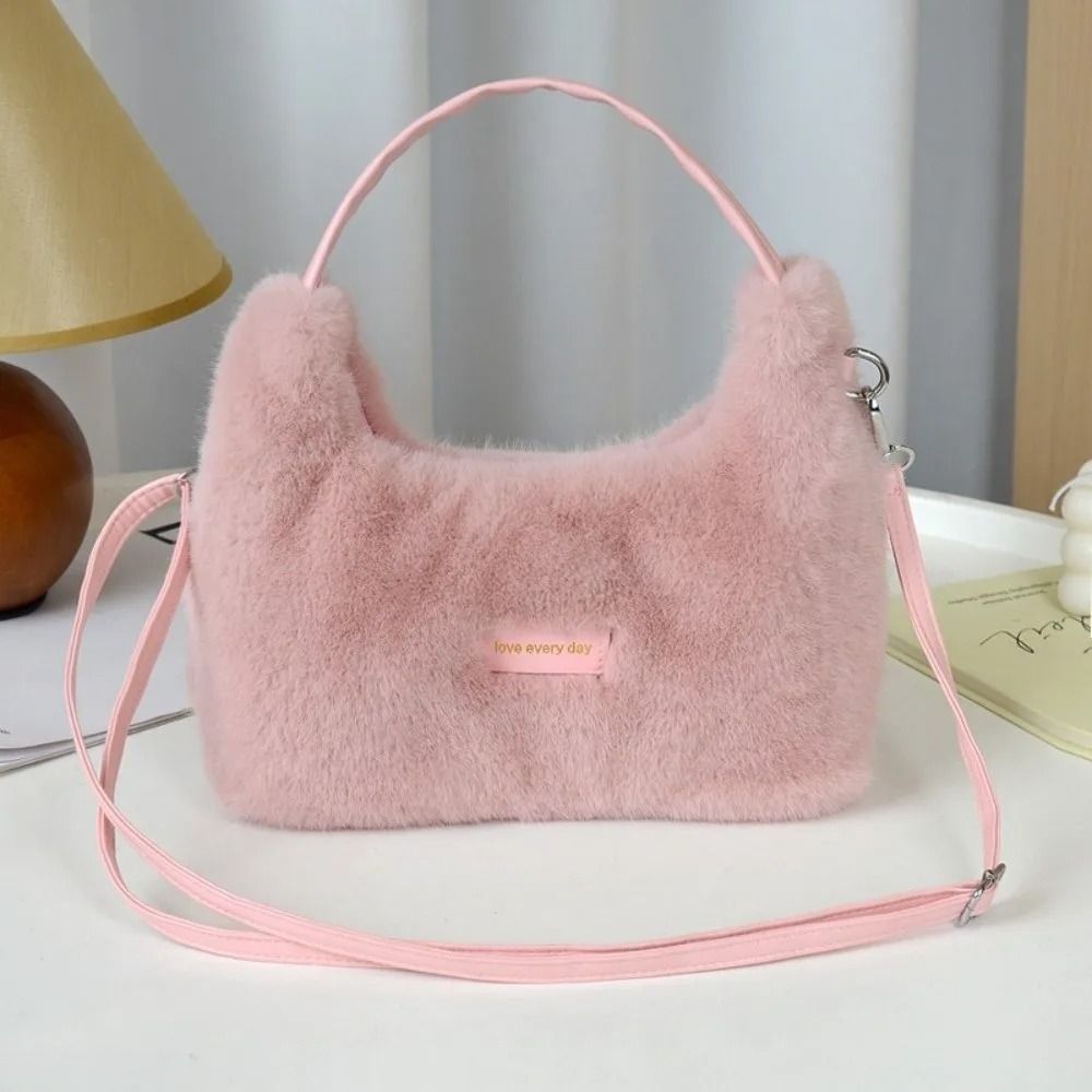 Winter Luxury Faux Fur Shoulder and Crossbody Bag