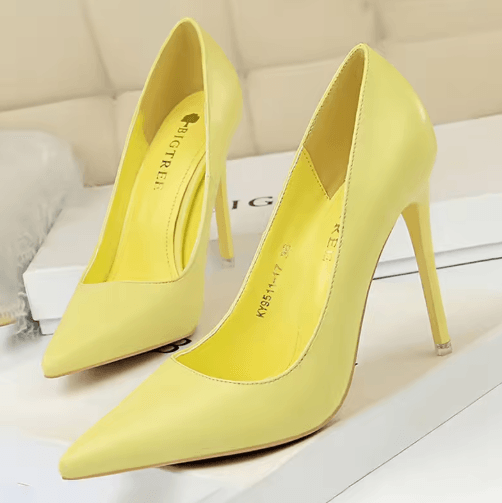 BIGTREE 2026 Classic Pointed Toe Stiletto Pumps – Wedding & Party High Heels