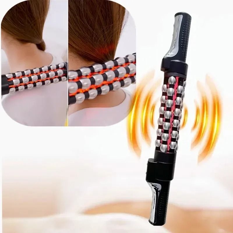 Electric Heating Massage Roller 360 Rotating Red Light Therapy