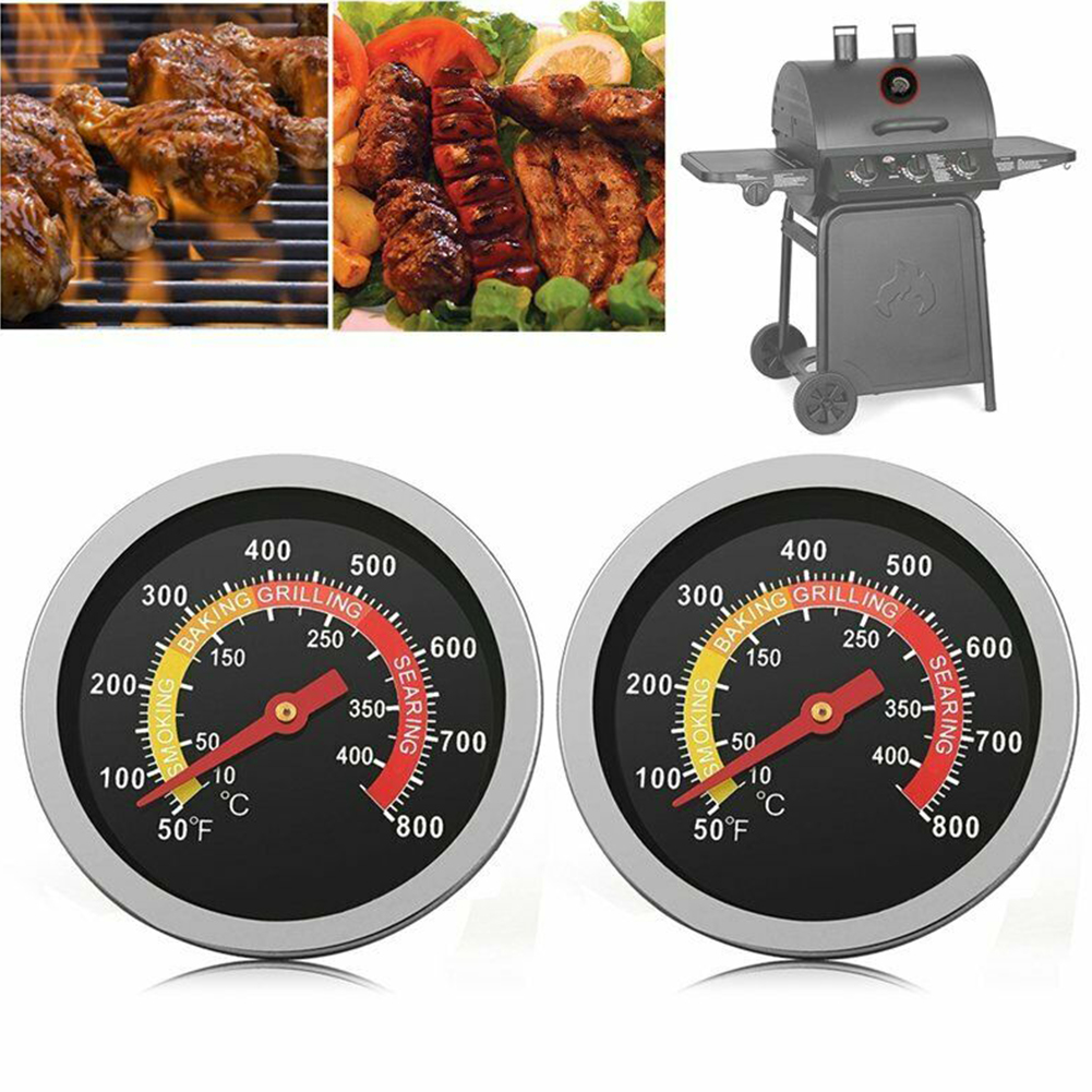 Barbecue Thermometer, Smoker Grill Temperature Gauge, BBQ Food Probe