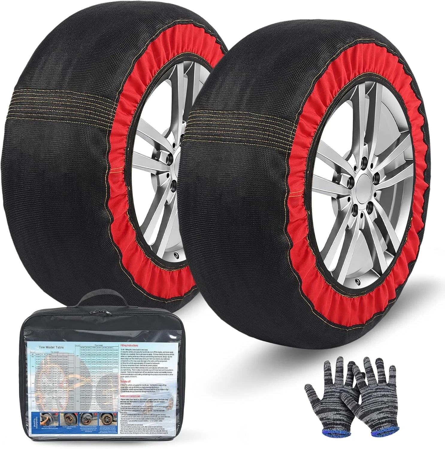 Car Snow Sock Textile Tire Chains