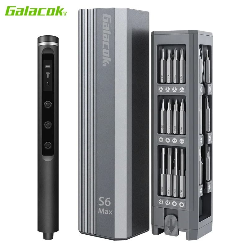 Glacok S6 MAX 5-Speed Torque Precision Electric Screwdriver Set DIY 3.7V Rechargeable