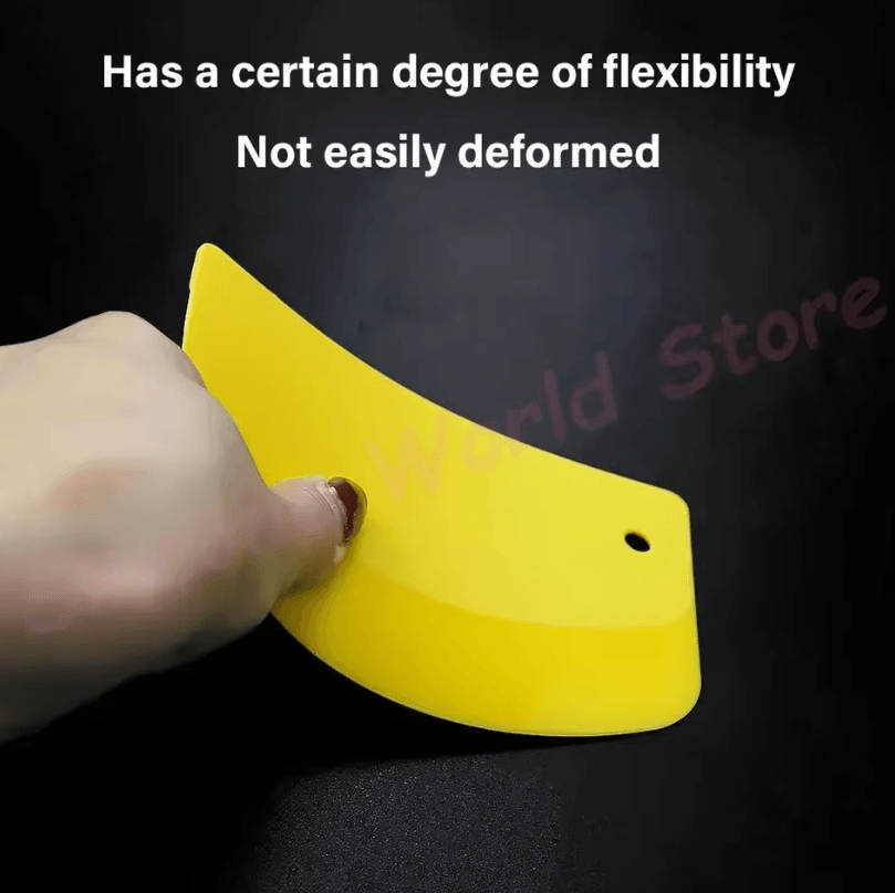 FlexEdge Plastic Dough Scraper Multipurpose Cake Scraper Tool for Baking Dough Cutting and Cream Smoothing
