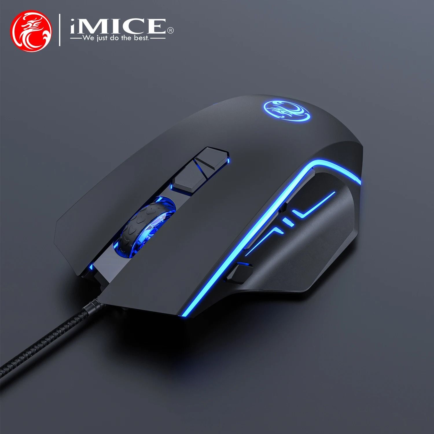 8-Button High-Precision Wired Gaming Mouse