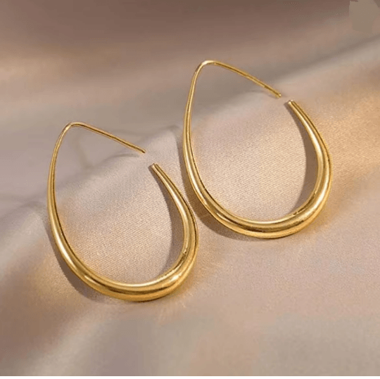 ParisLuxe Geometric Drop Earrings
