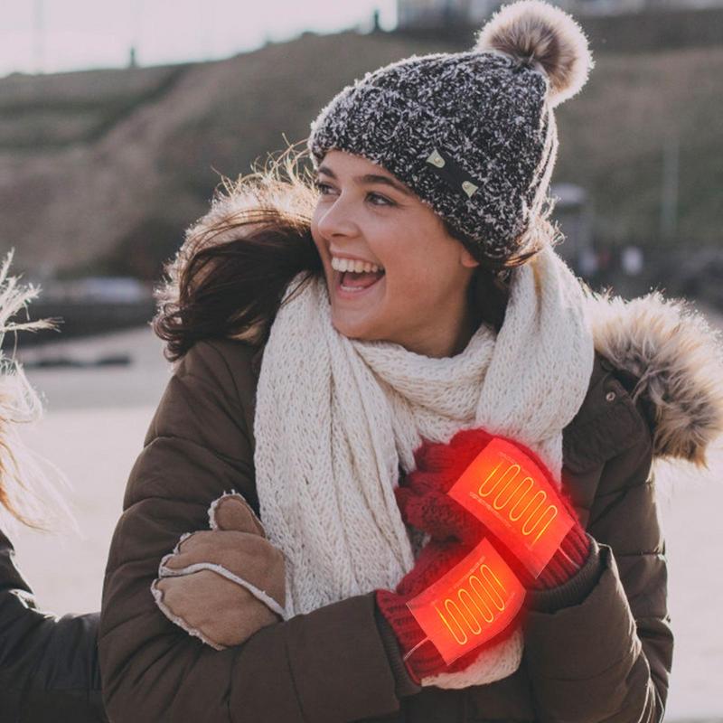 USB Gloves Heated Pad USB Electric Heaties Heated Pad Warming heating pad Carbon fiber heating cloth for Winter