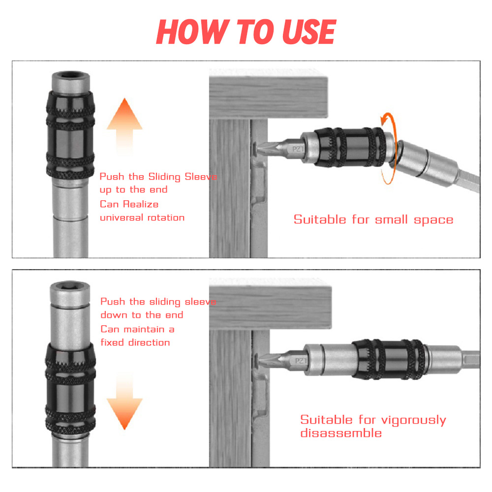 Magnetic Pivot Drill Bit Holder