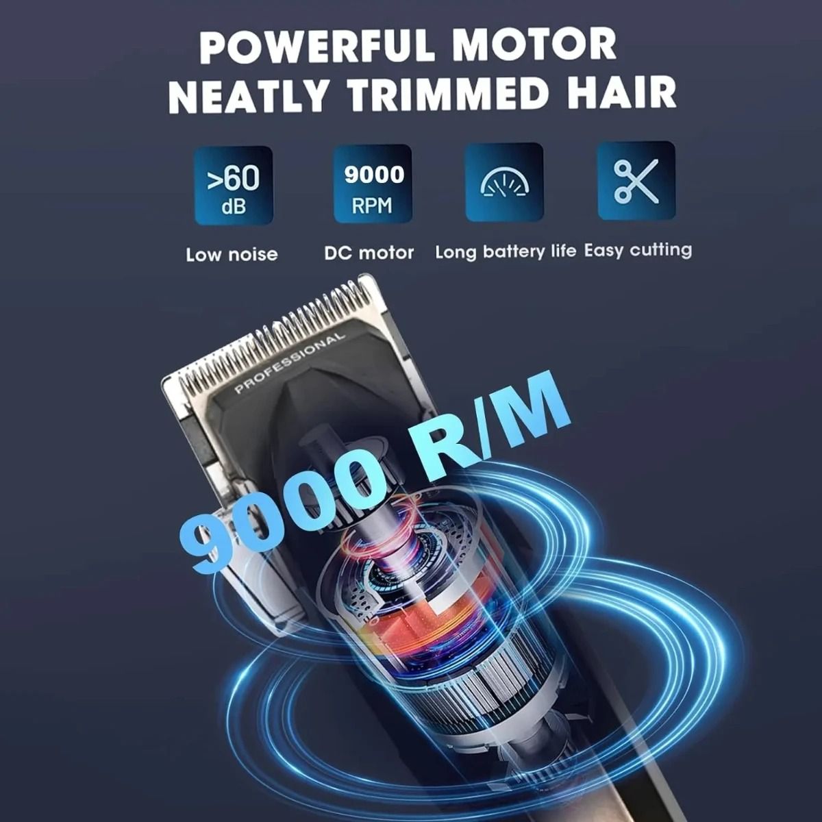 Precision Metal Hair Clippers and Trimmers for Men