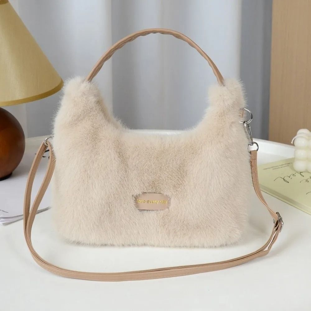 Winter Luxury Faux Fur Shoulder and Crossbody Bag