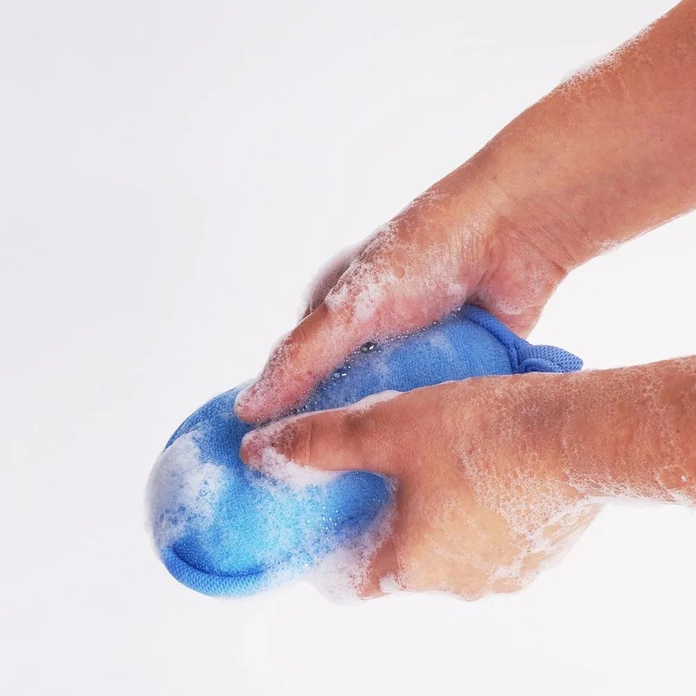 Natural Baby Bath Sponge Set Soft Infant Bath Sponge Gentle Kids Bath Sponge