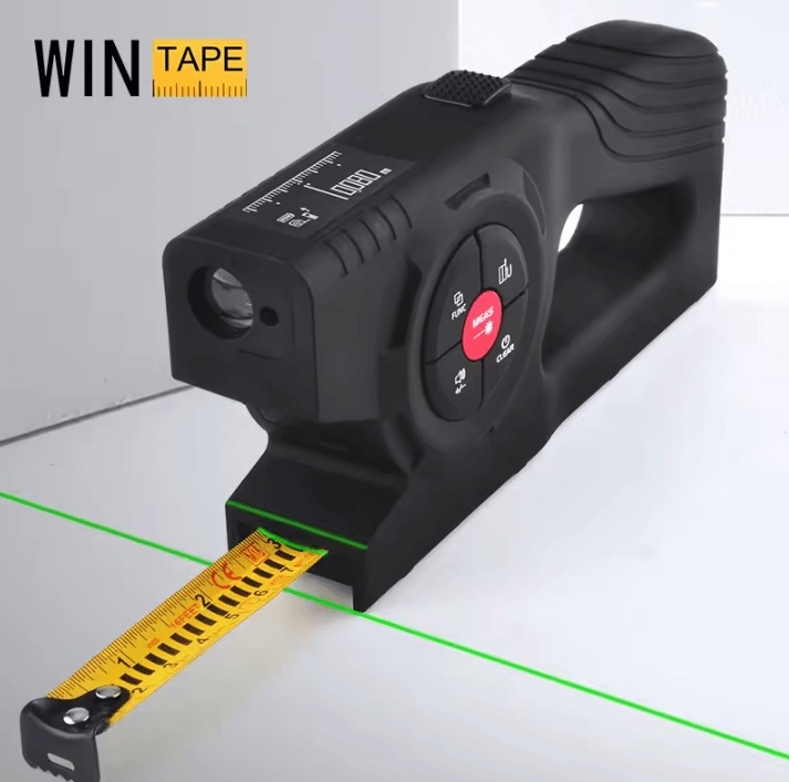 50 Meter Wintape Three-in-One Digital Laser Distance Meter with Digital Display