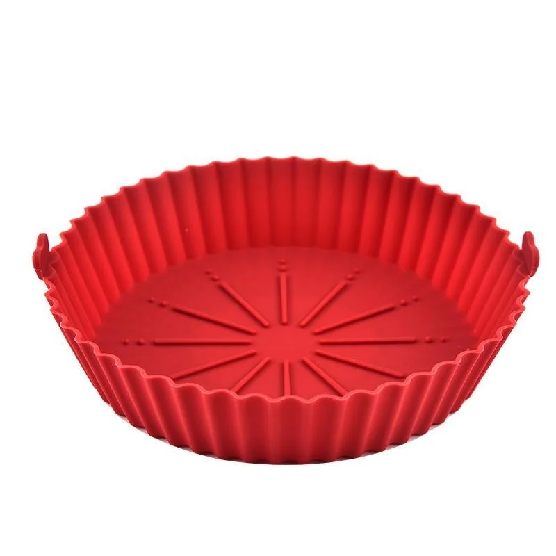Premium Air Fryer Silicone Basket Liners Reusable Non Stick Pot & Parchment Paper Replacement