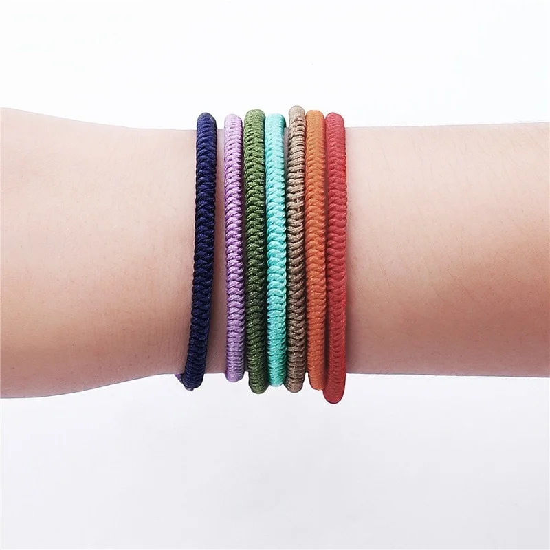 Handmade Woven Leisure Bracelet Romantic Yoga Long Distance Relationship Hand Rope