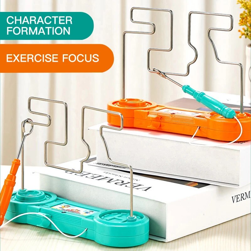 Fire Line Electric Touch Maze Puzzle for Children Interactive Focus & Creativity Game