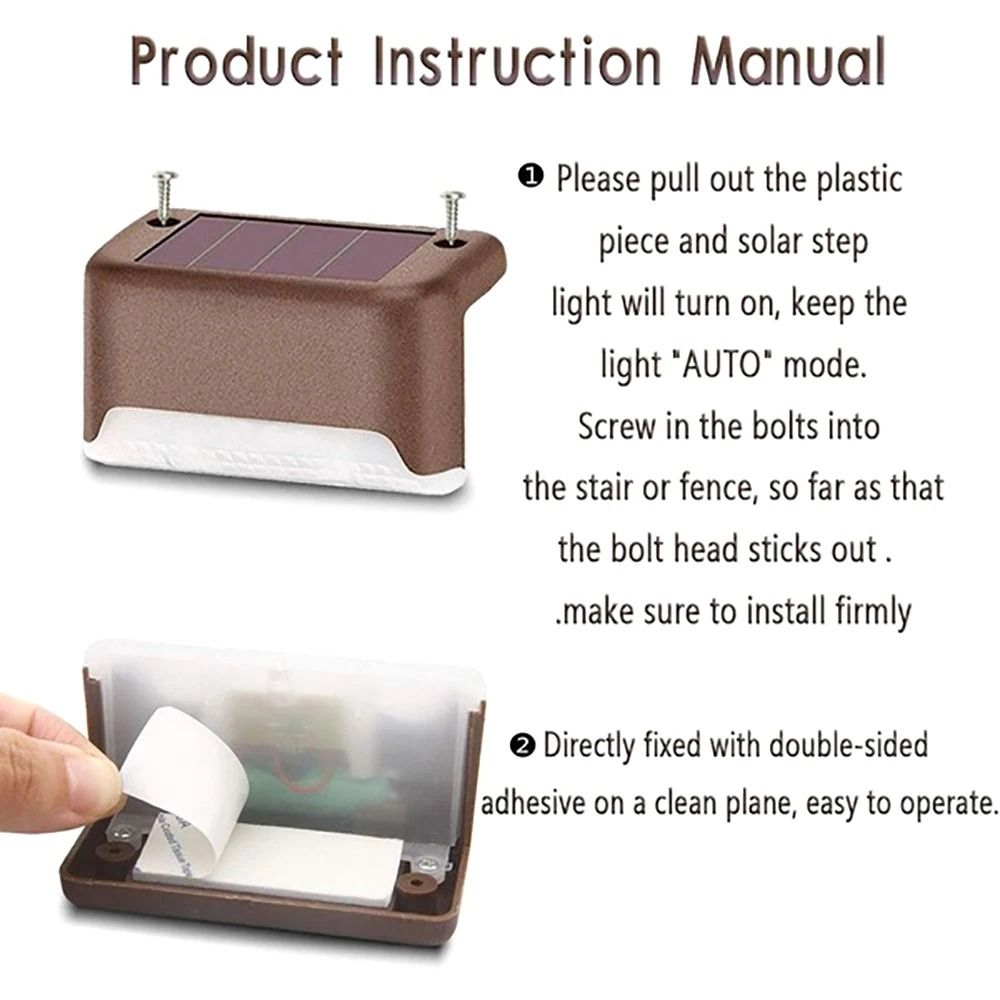 Solar Powered LED Step and Path Light