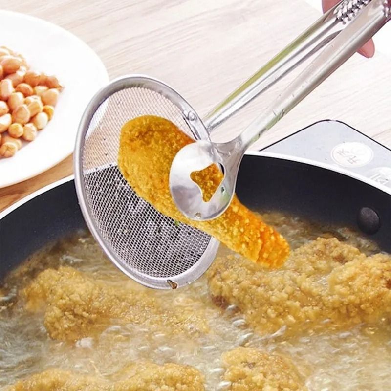 Stainless Steel Frying Colander for Healthy Cooking