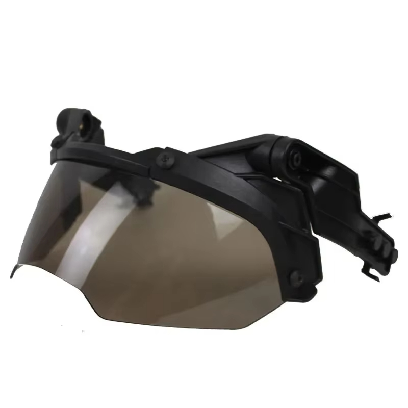 Adjustable Tactical Helmet with Detachable Goggles Anti-Fog & Anti-Riot CS Protective Gear for Military & Outdoor Use