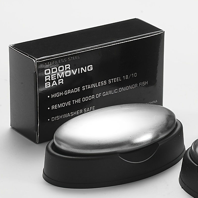 Stainless Steel Soap Bar, Easy To Clean, Convenient To Remove Fishy Hand Soap, Fashionable and Sturdy