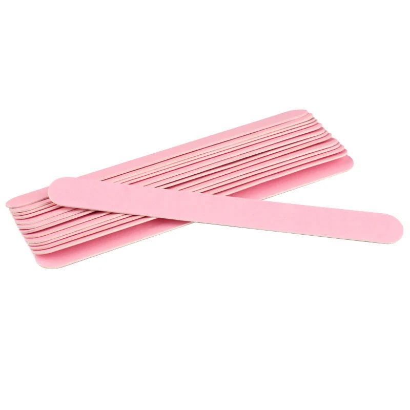 Wooden Nail Files Professional Manicure Pedicure Sanding File Set 20 Pack