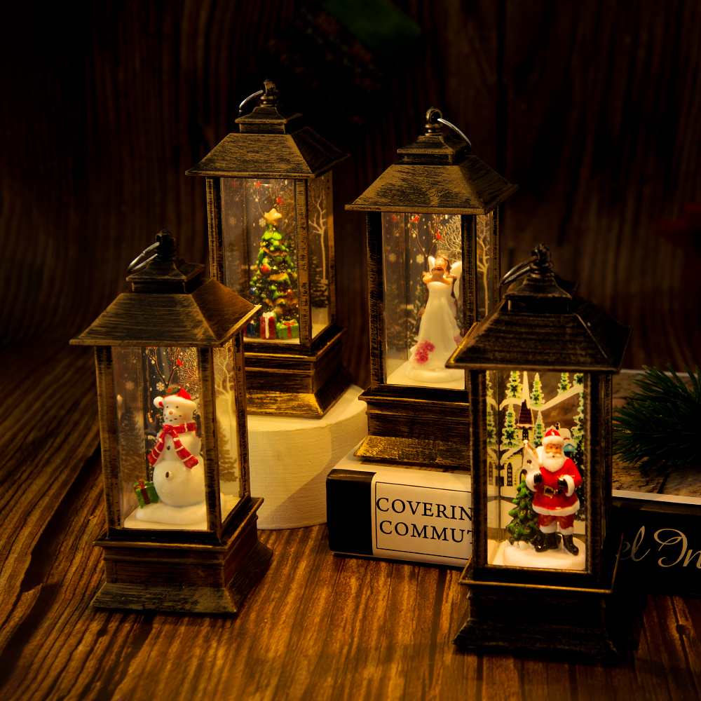 Christmas Tree Santa Claus, Light Night Light, Decorative Desktop Decoration, Festive Interior Light for Home and Office