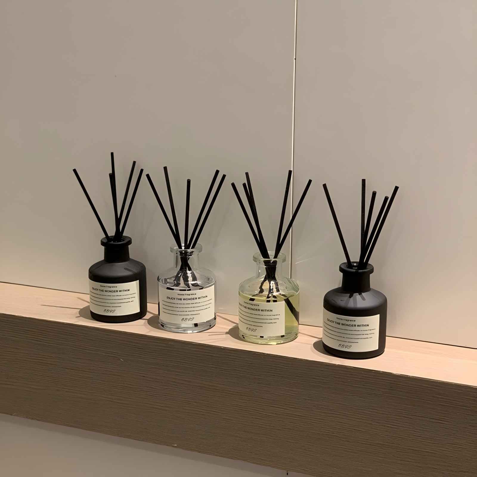 Flameless Home Fragrance Oil Freesia Jasmine with Rattan Diffuser Stick Room Air Freshener & Home Decoration Scent
