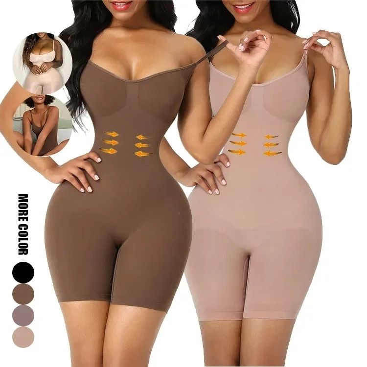 One Piece Shapewear Bodysuit Tummy Control Waist Cincher Slimming Seamless Underwear for Women