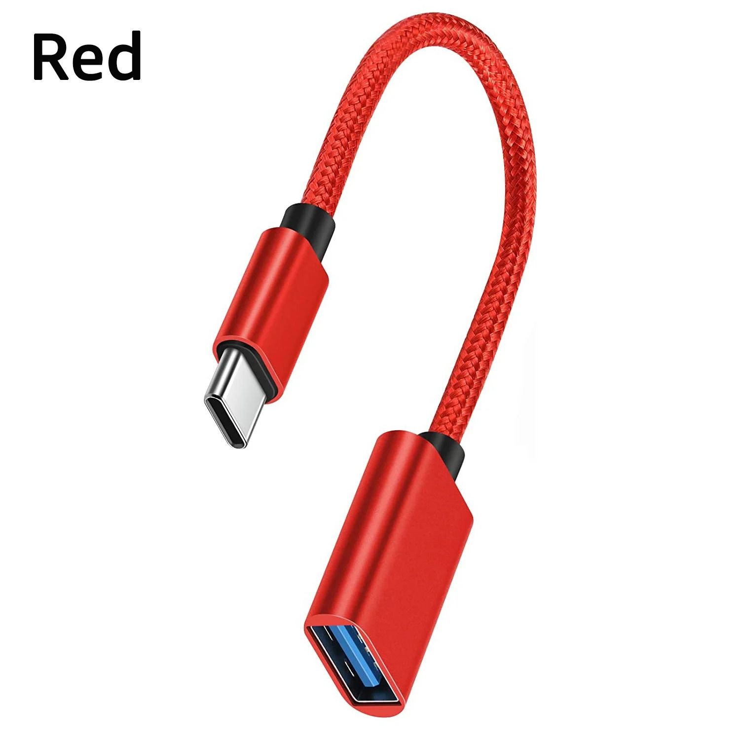 USB-C to USB-A Female OTG Data Adapter Cable