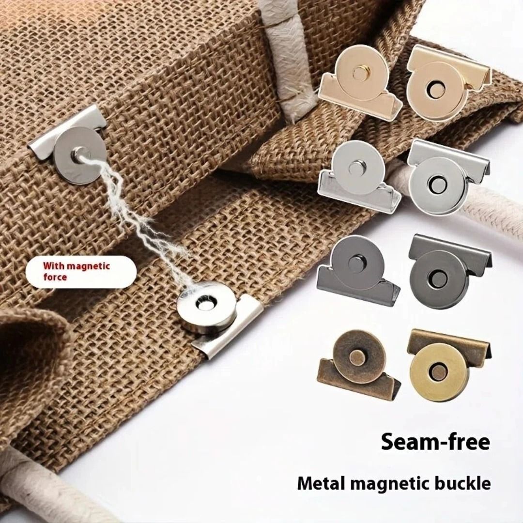Seamless Magnetic Button Set for Bags Wallet Clothes DIY Craft Accessories