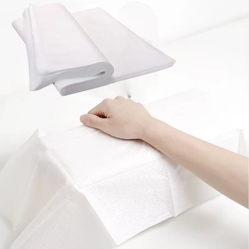 Disposable 11.81x11.81in White Manicure Bath Mats – 50/100pcs Professional Drape Sheets