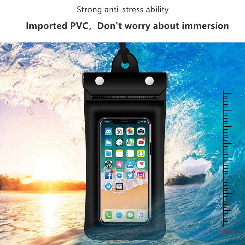Universal Mobile Phone Cover Waterproof Case PVC Swimming Protective Bag