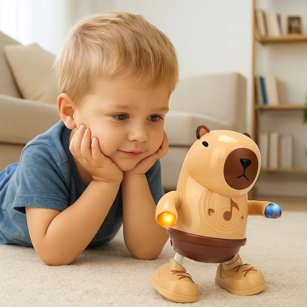 CapyBoogie Electric Dancing Capybara Toy with Music and Lights
