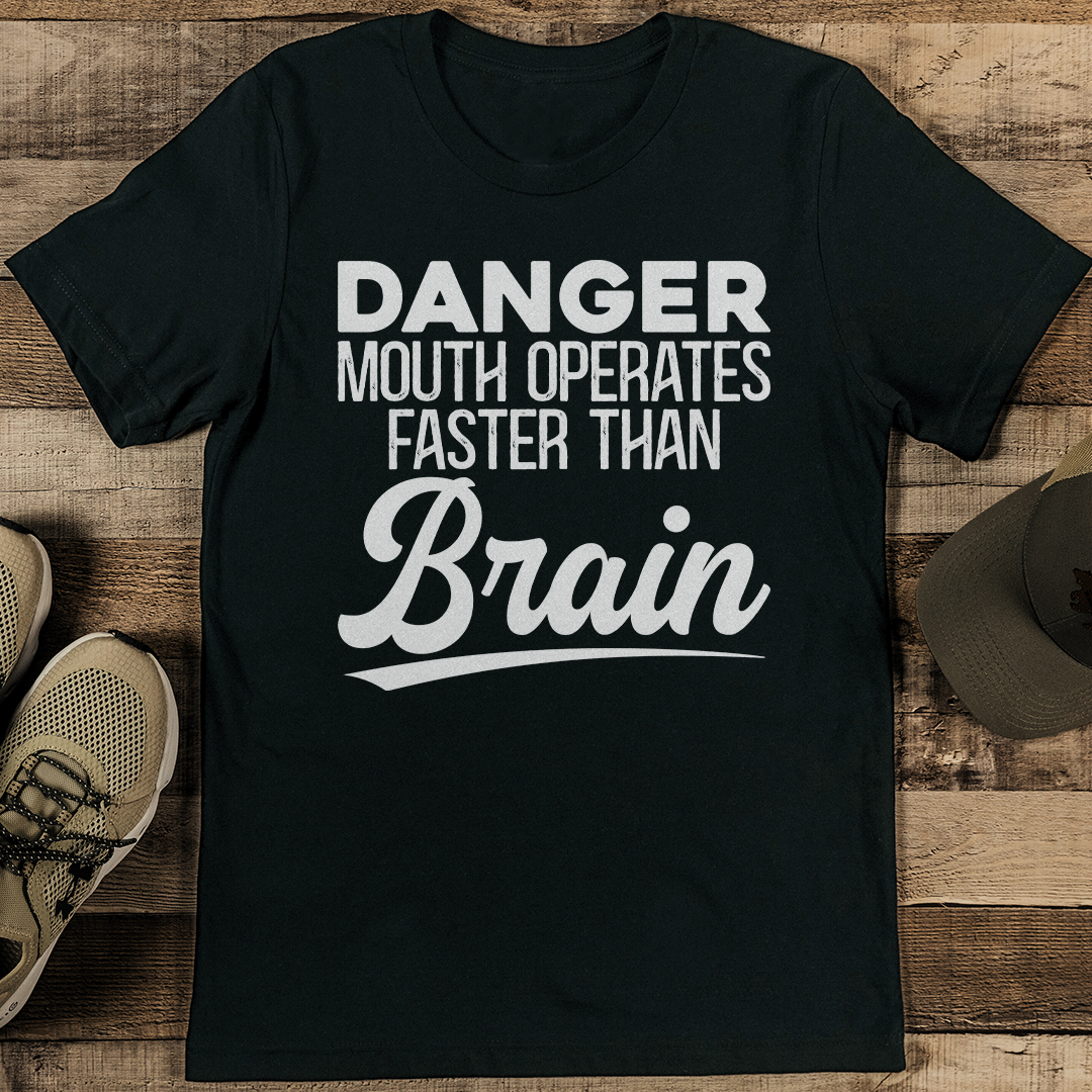Danger Mouth Operates Faster Than Brain Tee