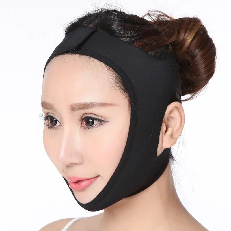 Breathable V Line Face Lift Bandage Chin Slimming Strap Jawline Shaper