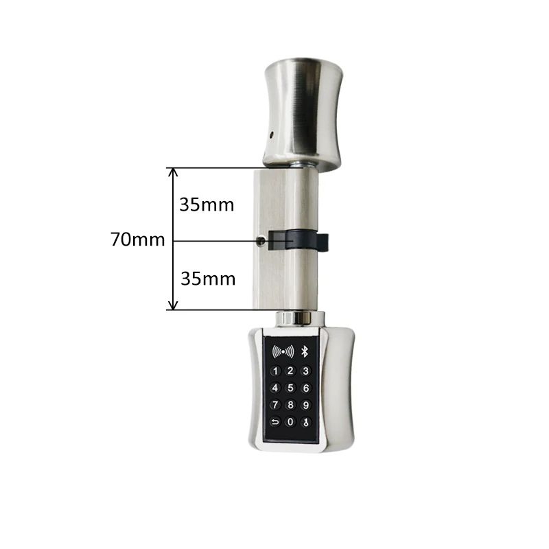 TTLock Bluetooth Smart Cylinder Lock, WiFi Smart Security Lock, APP Keypad Code, RFID Card Keyless Entry