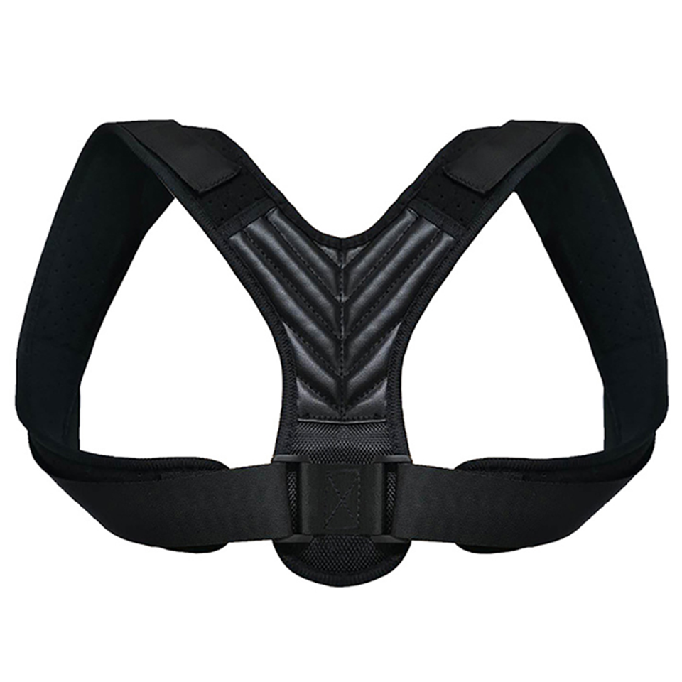 Adjustable Lumbar Posture Corrector for Men & Women Back Support Strap Brace for Spine & Shoulder Relief
