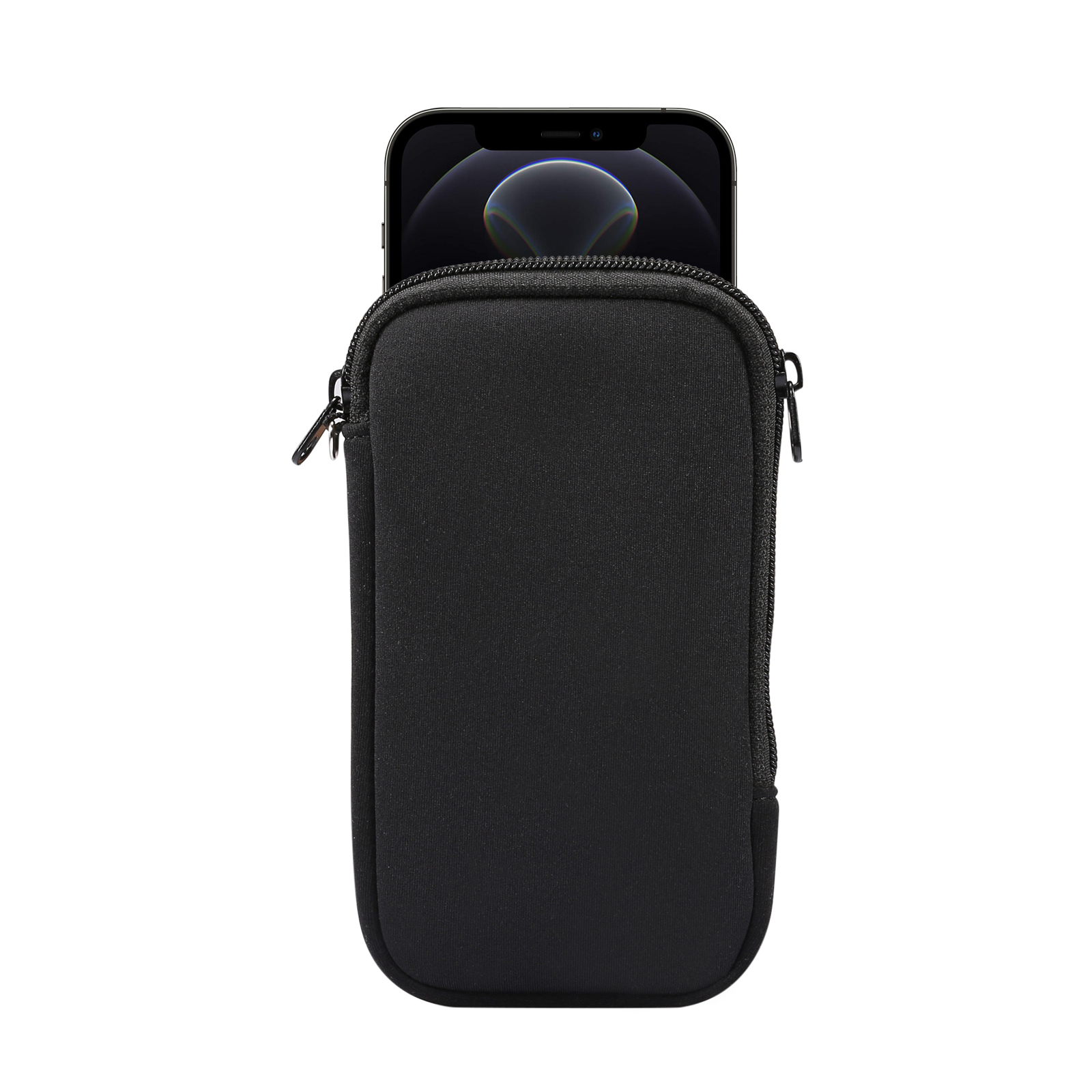 Shockproof Neoprene Phone Sleeve with Zipper Universal phone pouch case for Daily Protection