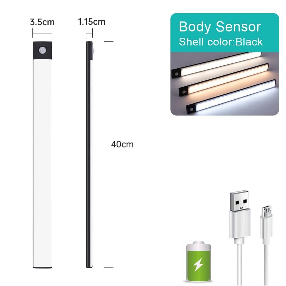 Ultra-Thin Magnetic Wireless LED Smart Night Light
