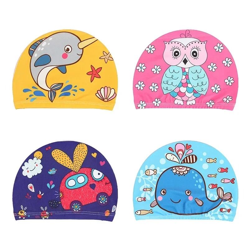Hydro-Kinetic Childrens Swim Cap – Premium PU Waterproof Ear Protection