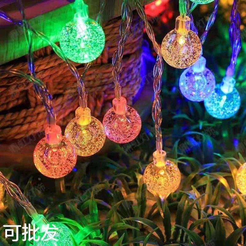 LED Crystal Ball String Lights