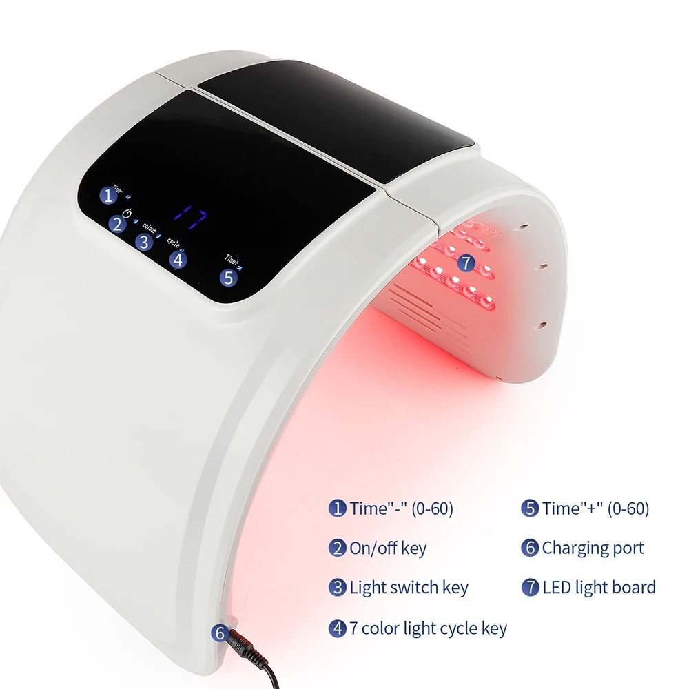 Seven Color Light Therapy Mask for Skin Renewal