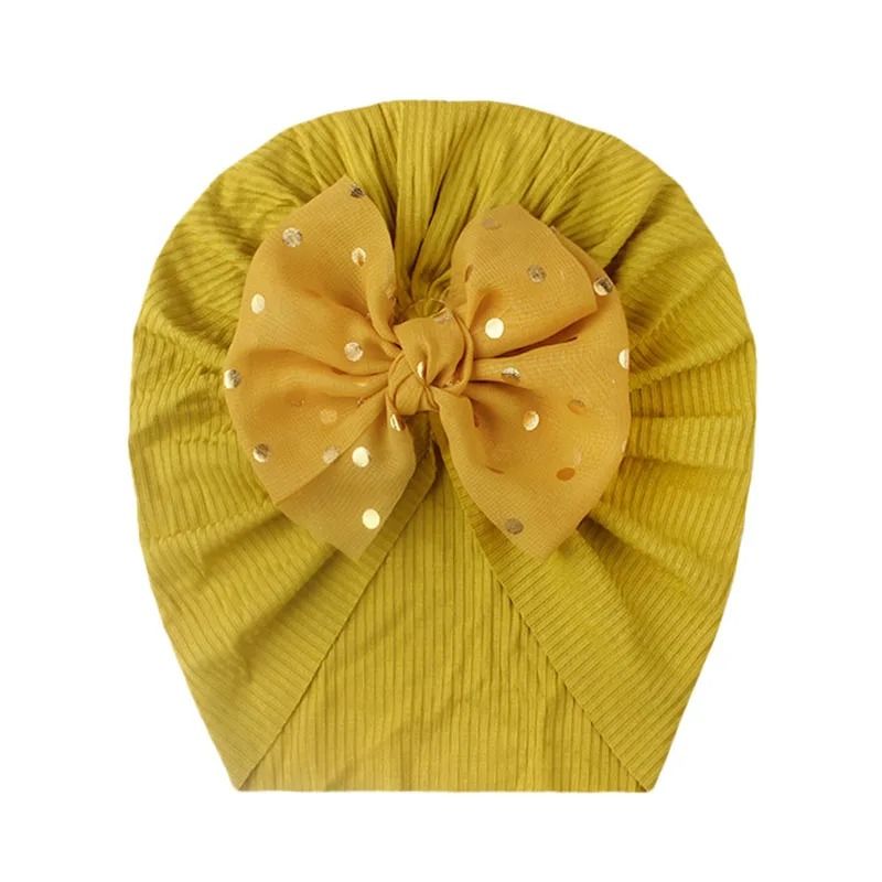 Lovely Shiny Bowknot Baby Hat