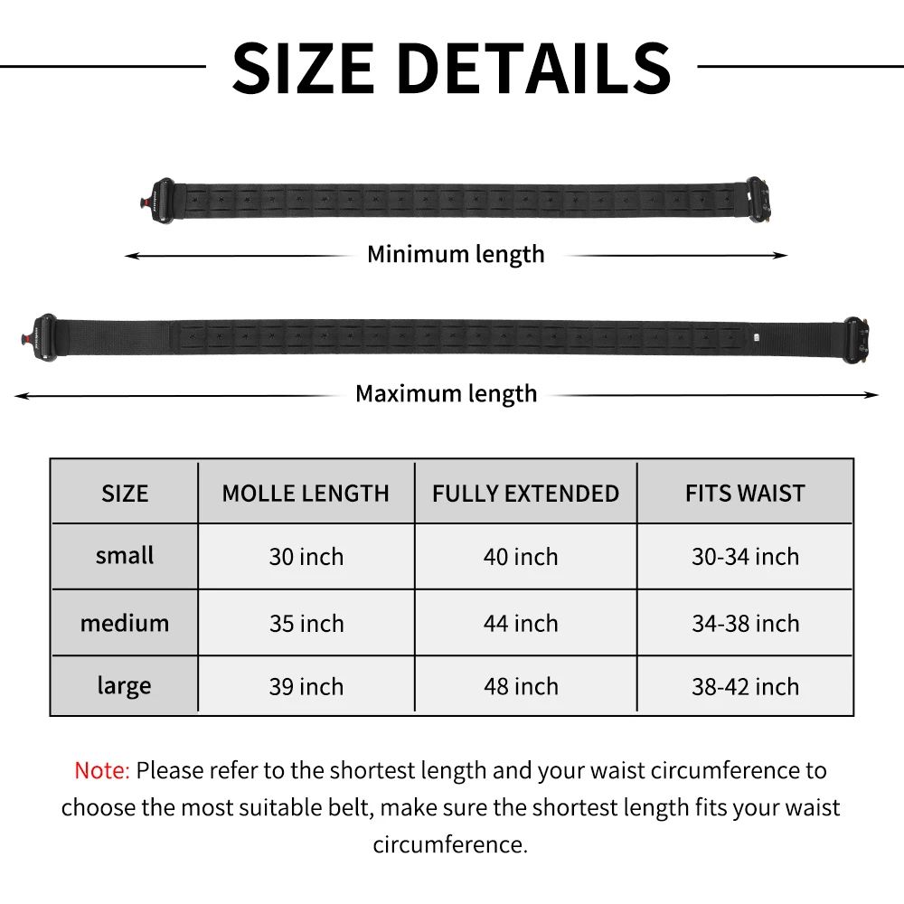 2 Inch Tactical Quick Release Belt