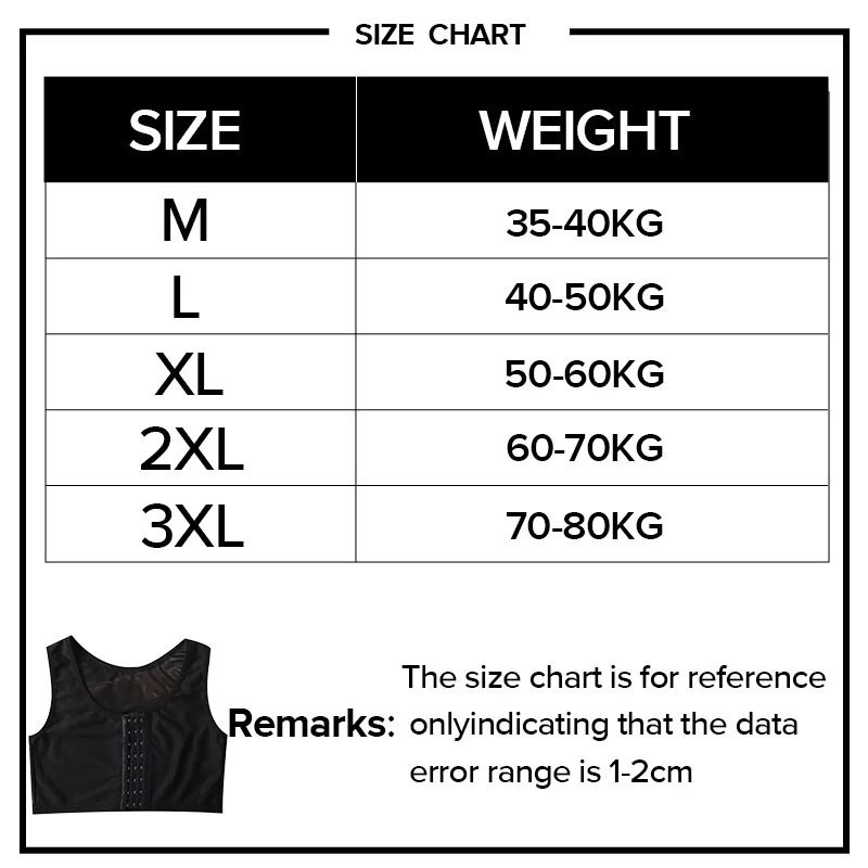 Womens Breathable Chest Binder Wireless Vest Chest Wrap Bandage Tomboy Style Bra