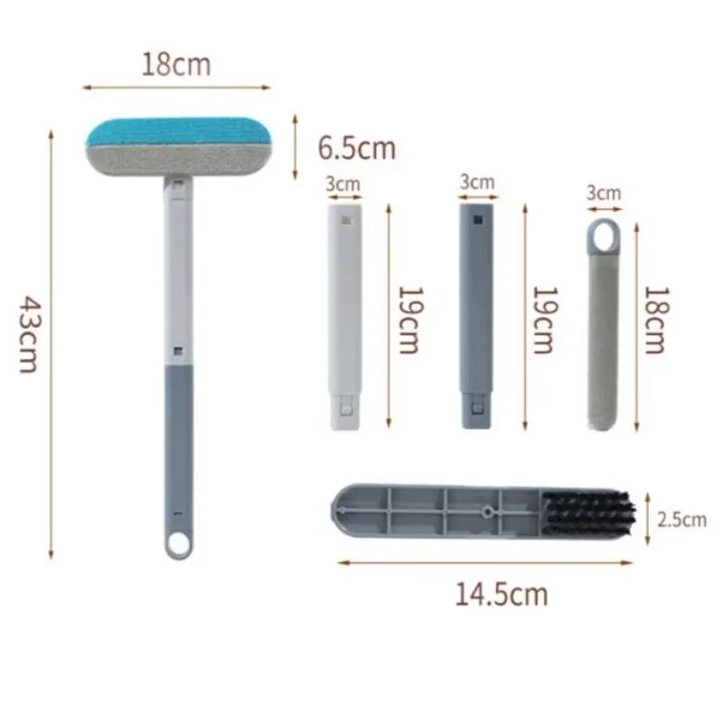 FurSweep 3-in-1 Pet Hair Remover & Multi-Surface Cleaning Brush