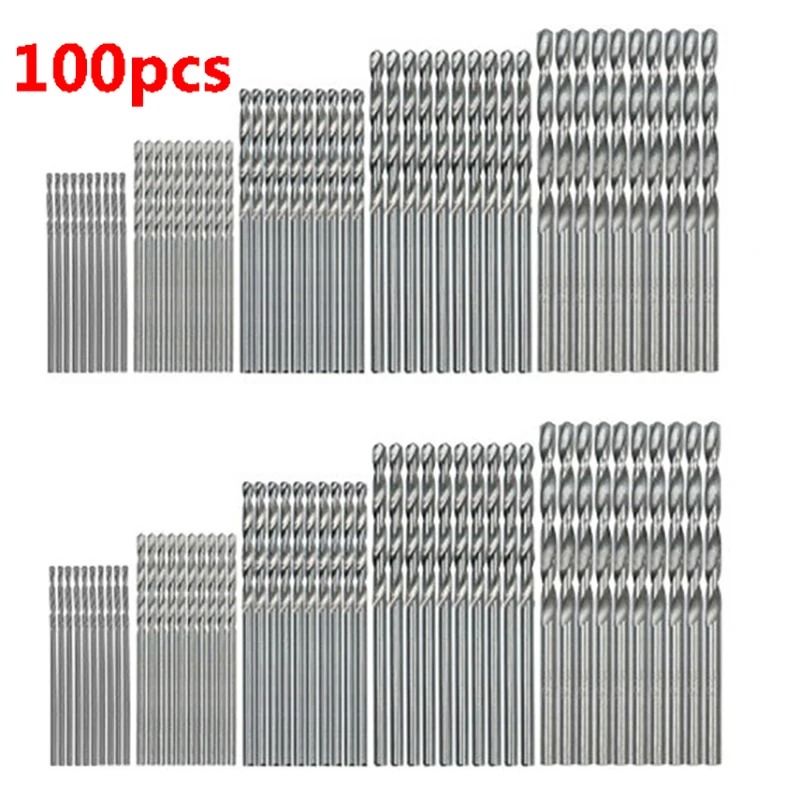 Titanium Coated HSS Drill Bit Set 100 Piece Precision Kit