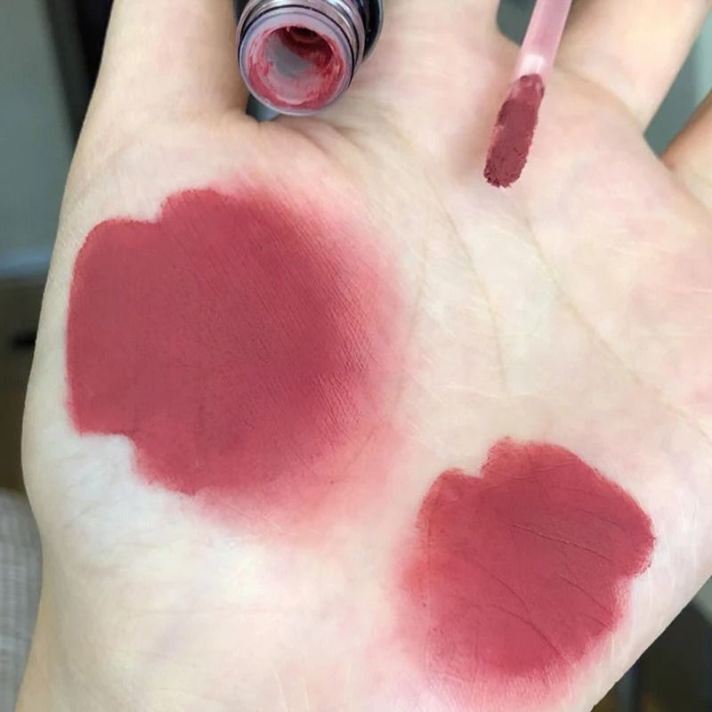 Silicone Velvet Matte Waterproof Lip Gloss Non-Stick Cup Liquid Lipstick