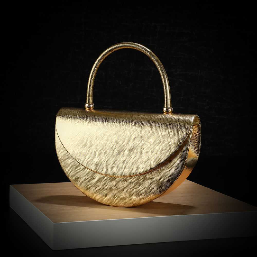 Elegant Sparkling Diamond Studs Clutch Bag Premium Square Evening Bag for Weddings & Parties