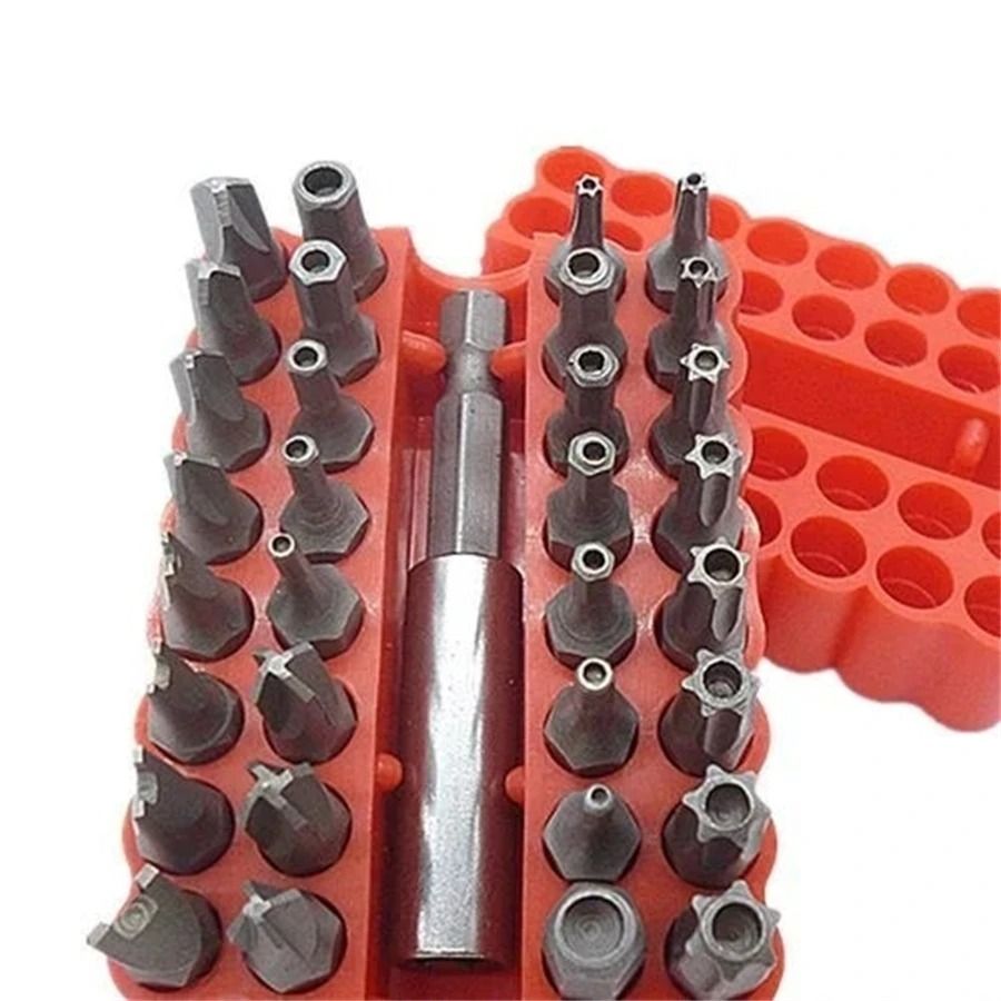 33 Piece Security Bit Set with Magnetic Bit Holder