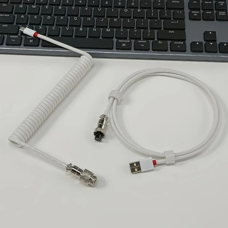 Coiled Mechanical Keyboard Gaming Cable